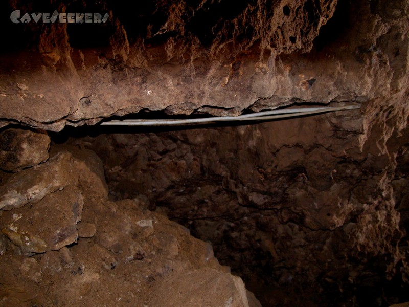Rostnagelhöhle: Kabelfuhrung