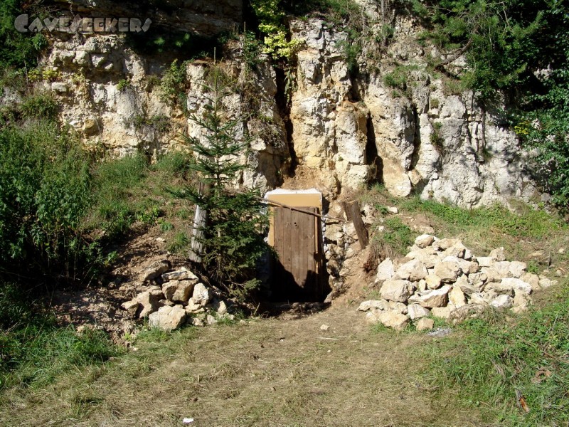 Rostnagelhöhle: Vorher - recht idyllisch.