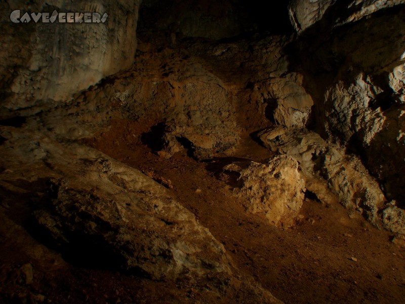 Saugartenhöhle: Das Ende.