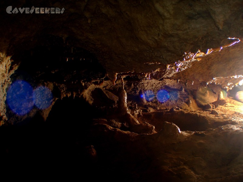 Schleifsteinhöhle: Bierschiesshalle.
