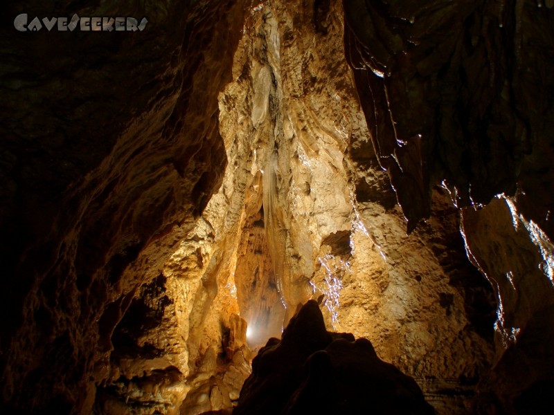 Schönsteinhöhle: Noch ein hinterrauchtes Bild.