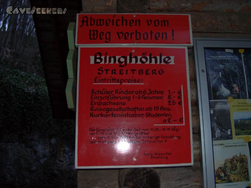 Schweigelshöhle: Unverschamtheit.