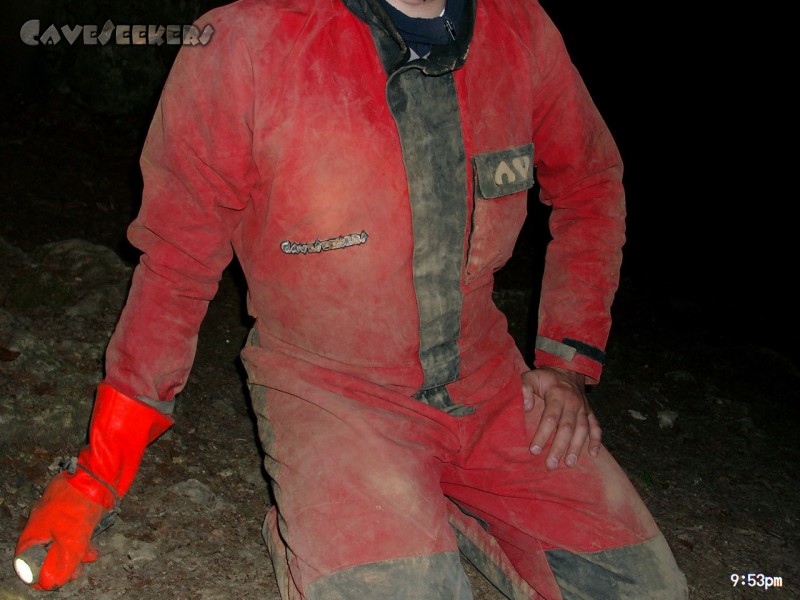 Silberloch: Das Rennen - 21:53 - Der Start. Besonders wertvoll: Der CaveSeekers-Aufnäher (jetzt beim Managemant auch für unsere Fans zu bestellen) und der Renn-Handschuh.