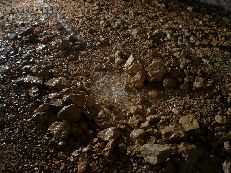 Skednena Jama: Tropfwasser.