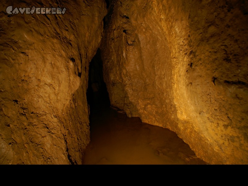 Stein Am Wasser: Wasserspalte kurz vor dem Fridasee