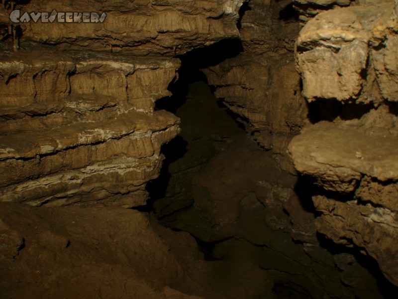 Teufelsloch: Blick in Richtung vierter Wasserfall.