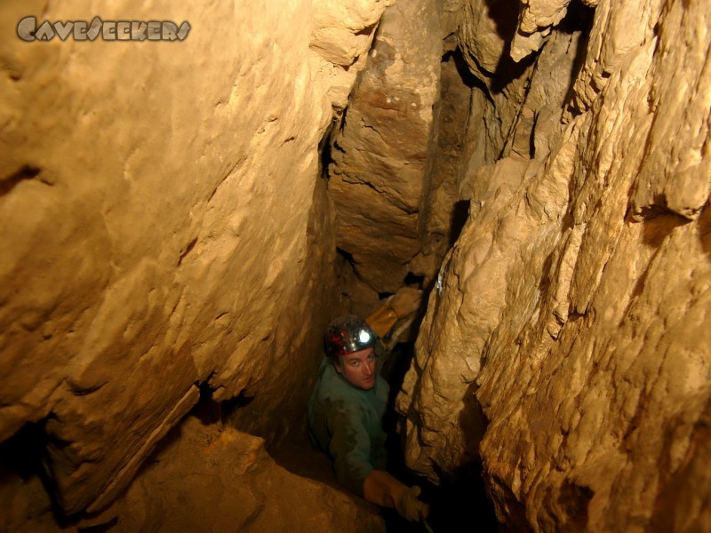 Windloch Dörnhof: Wipplinger am Ende.