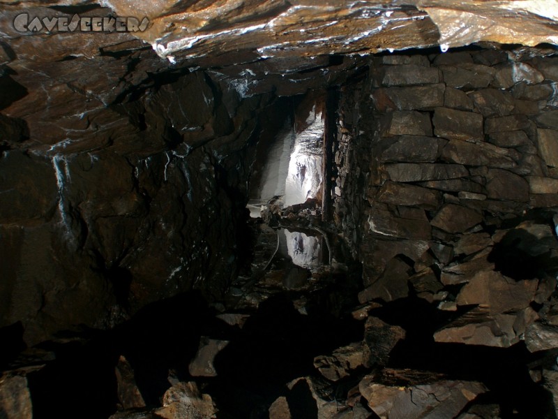 Zinkerzbergwerk Hochsauerland: im alten Mann.